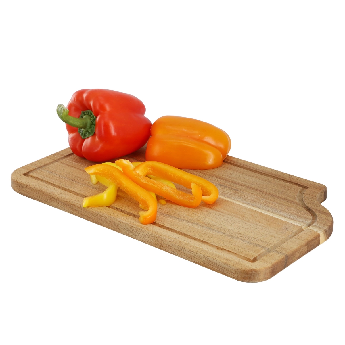Picture of MegaChef MC-A138 MegaChef 14 x 8.5 Inch Acacia Wood Cutting, Prep and Serving Butcher Cutting Board