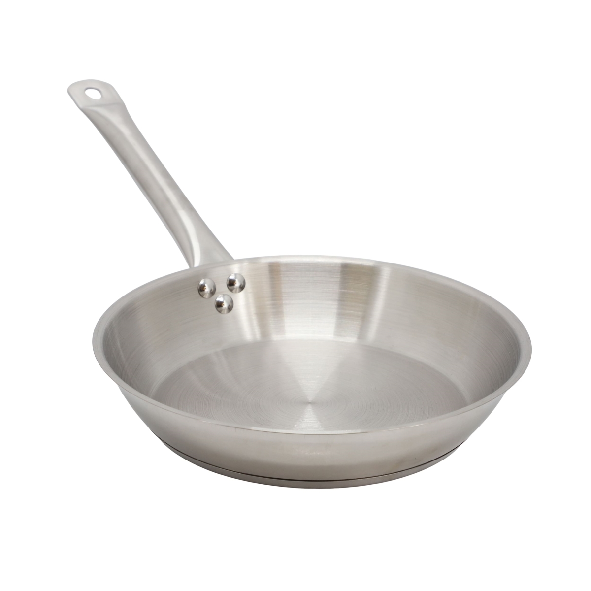 Picture of MegaChef MG-220104 MegaChef  Professional Kitchen 10 Inch Round Stainless Steel Fry Pan in Silver