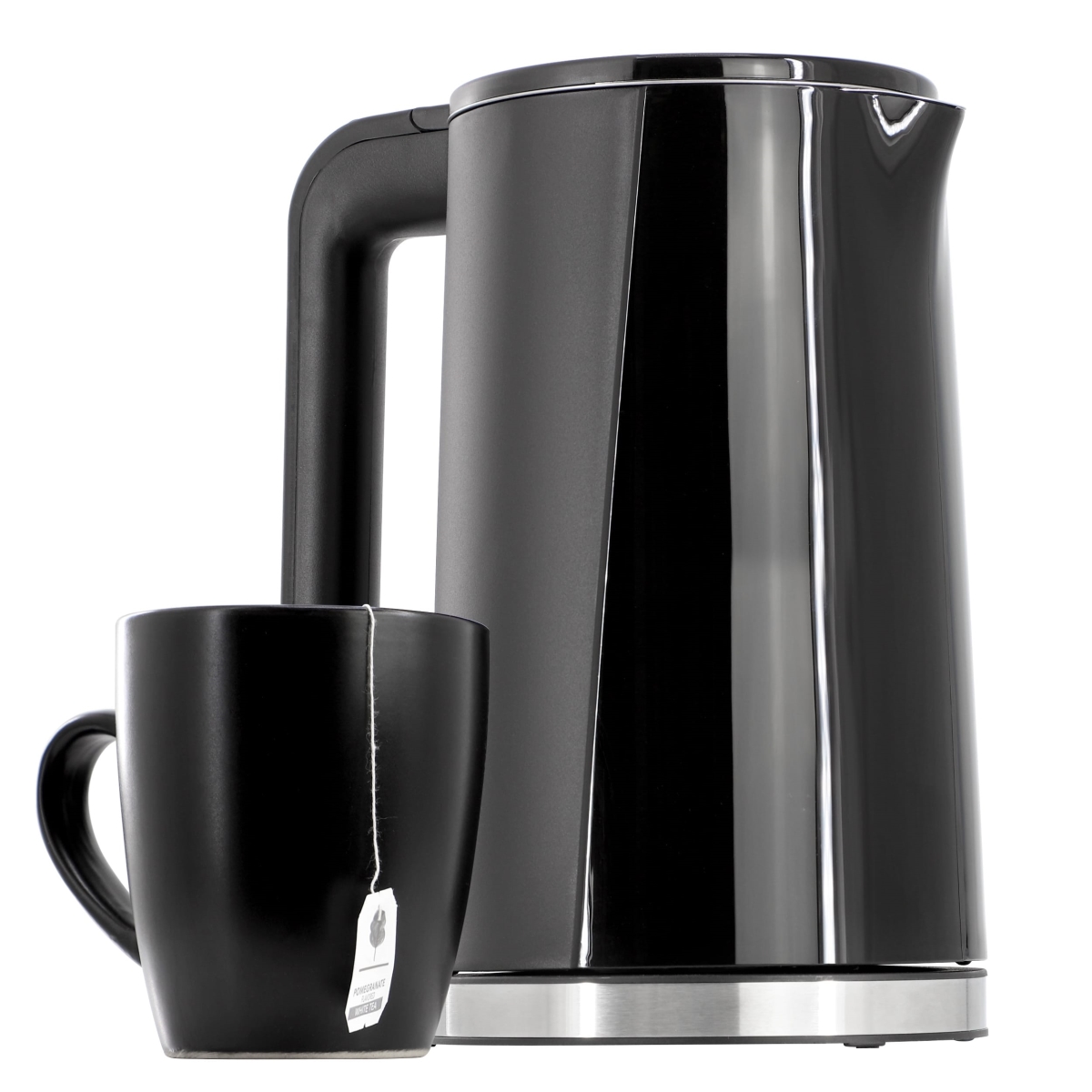Picture of MegaChef MG-LT8718B MegaChef 1.8 Quart Stainless Steel Electric Tea Kettle in Black