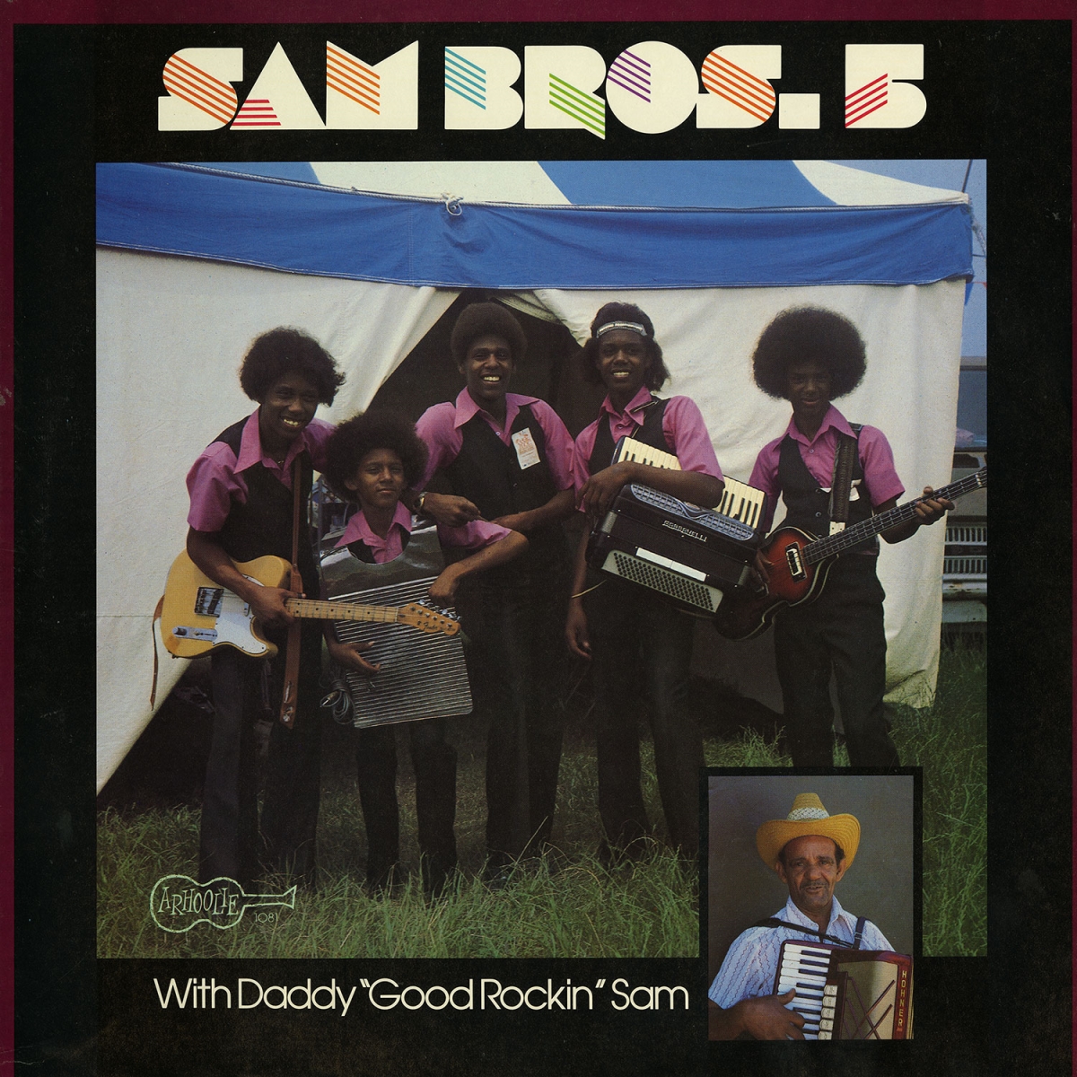 Picture of Smithsonian Folkways Recordings ARH-01081-LPL Sam Bros. 5 with Daddy Good Rockin Sam Book - Vinyl LP