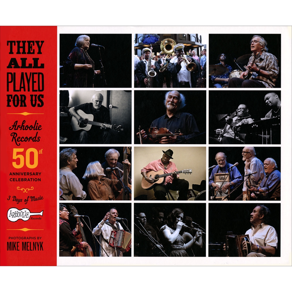 Picture of Smithsonian Folkways Recordings ARH-00540-CD They All Played for Us - Arhoolie Records 50th Anniversary Celebration 4 CD Boxed Set