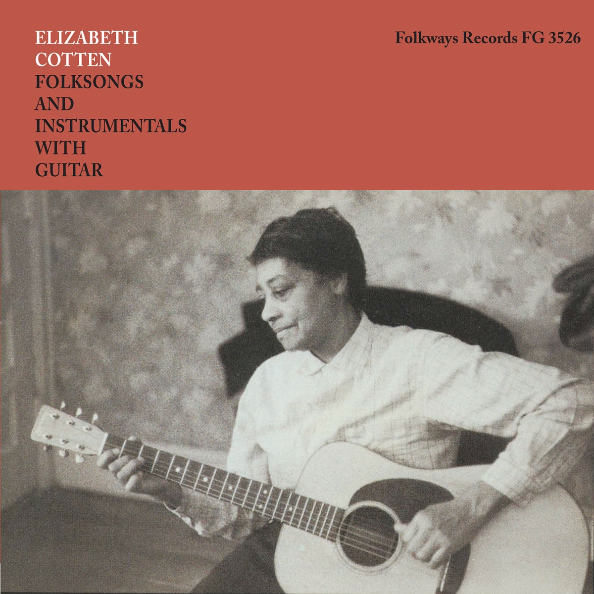 Picture of Smithsonian Folkways Recordings FW-03526-LP Folksongs & Instrumentals with Guitar Book - Vinyl LP