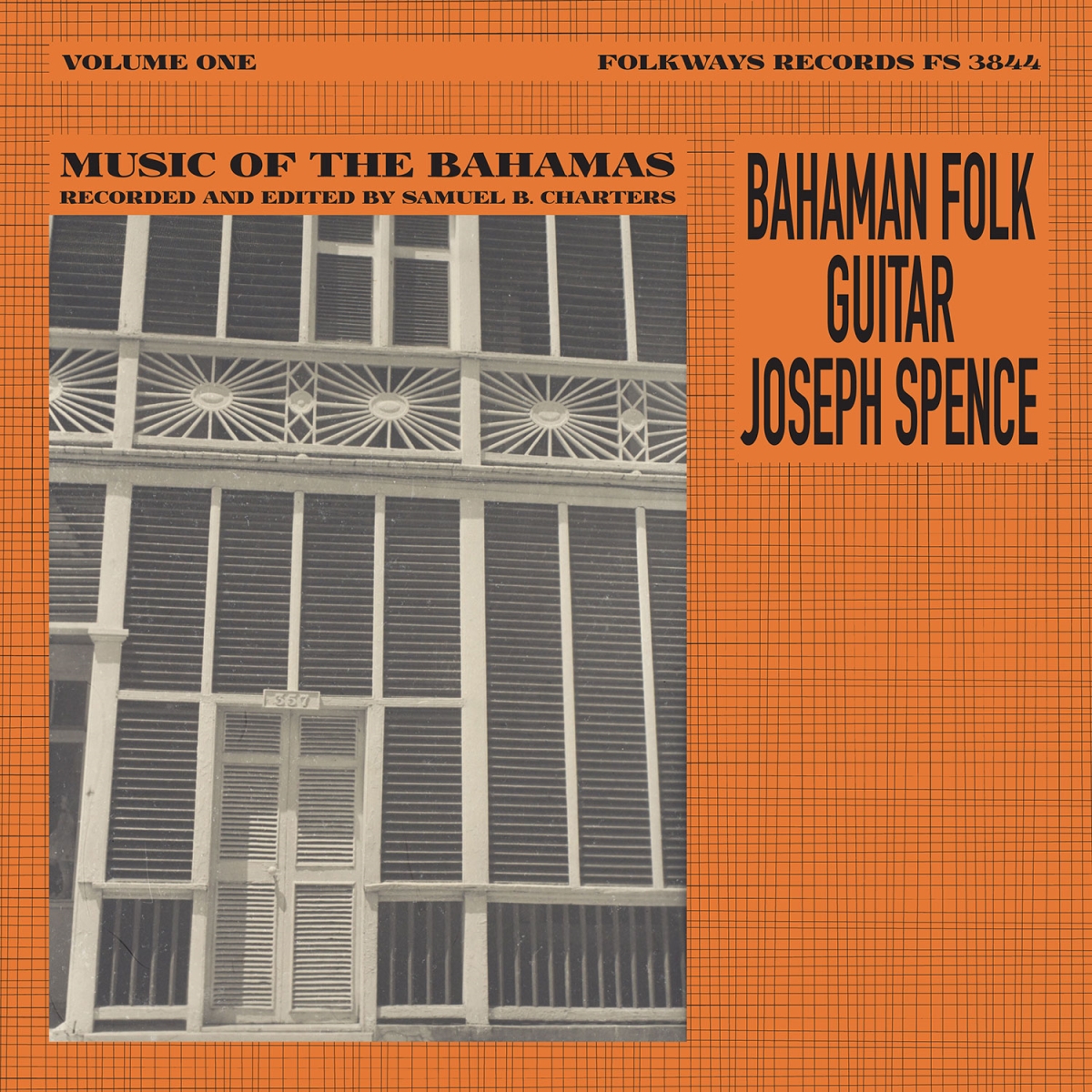 Picture of Smithsonian Folkways Recordings FW-03844-LP Bahaman Folk Guitar - Music of the Bahamas&#44; Volume 1 Book - Vinyl LP