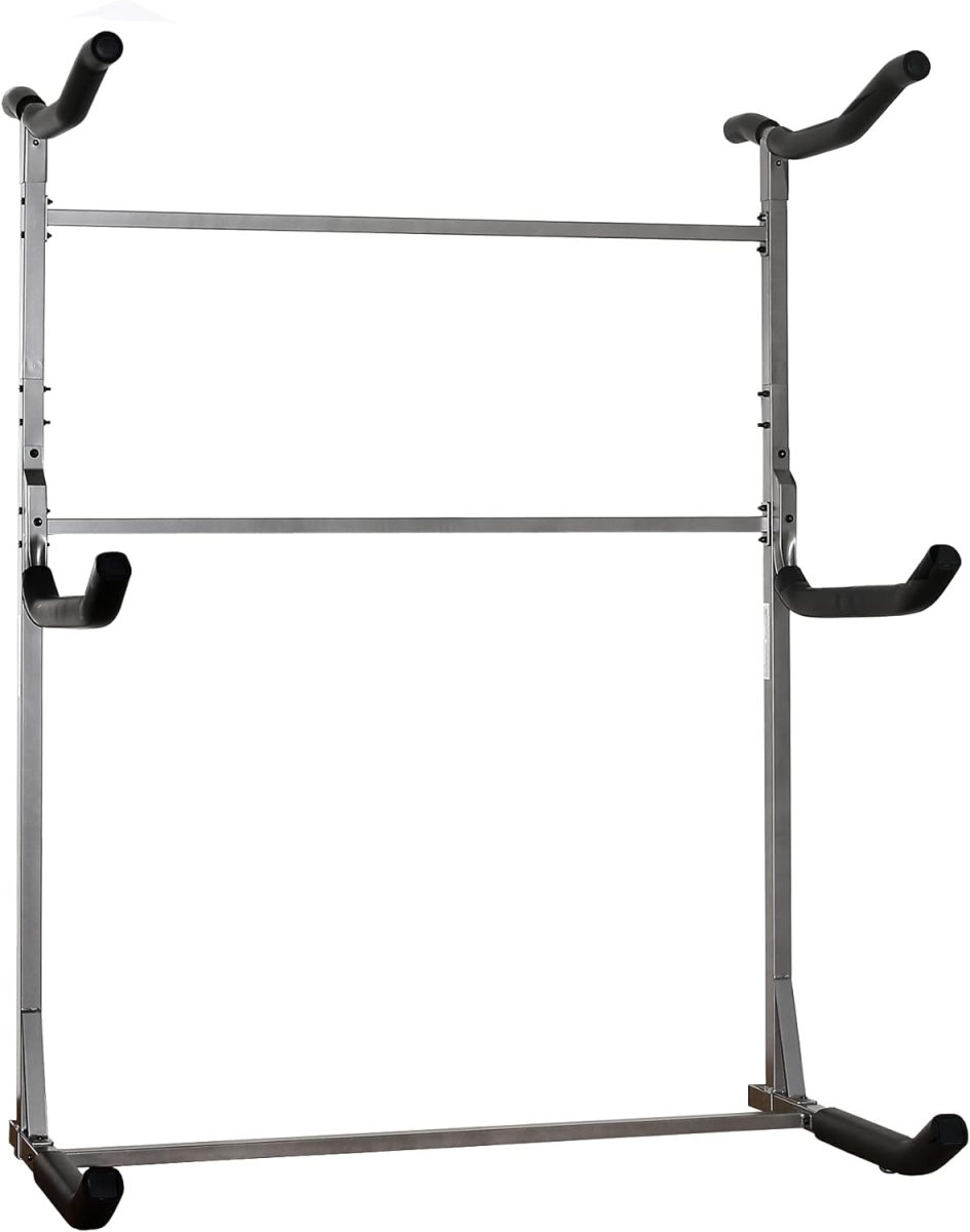 Hybrid Kayak & SUP Heavy Duty Freestanding Storage Rack - 3 Tier, Black
