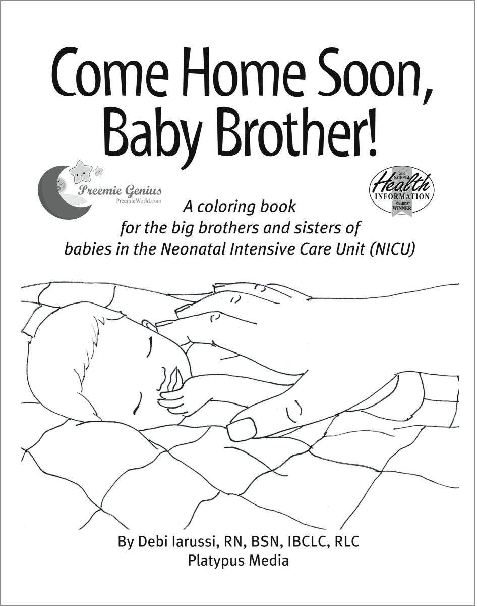 Picture of Science Naturally / Platypus Media 9781930775893 Come Home Soon&#44; Baby Brother NICU Sibling Support Coloring Book (Five-Book Set)