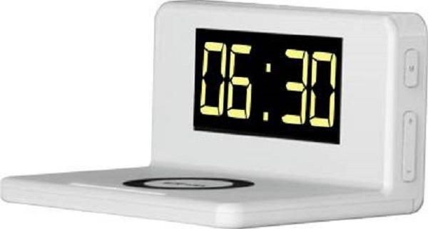 ACWC-I72 LED Alarm Clock with Wireless Charger