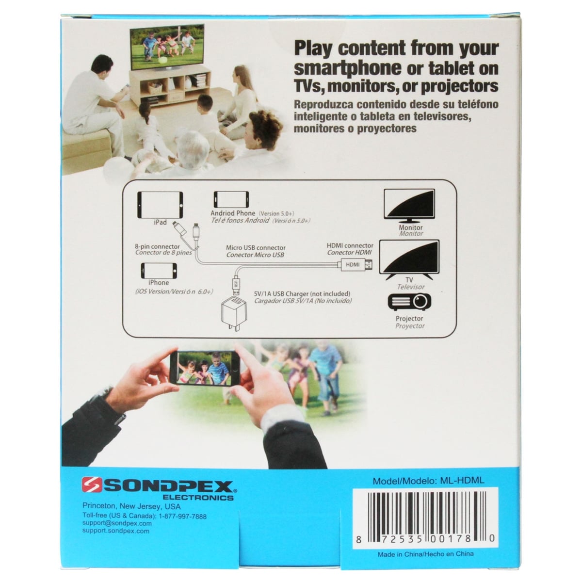 2-in-1 Smart HDMI Cable Adapter