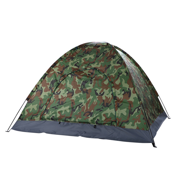 D0102HIB3GW 3-4 Person Camping Dome Tent - Camouflage
