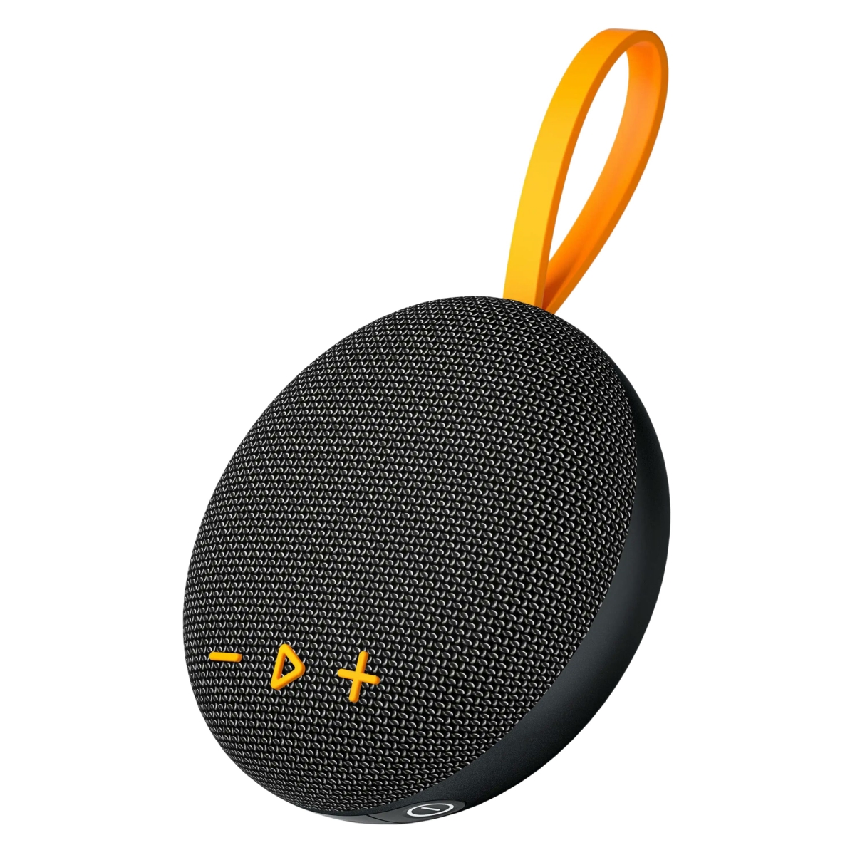 KNR-E-1050-ORG 600mAh Outdoor Wireless Bluetooth Speaker with Handle & Silicone Circle Design - Orange