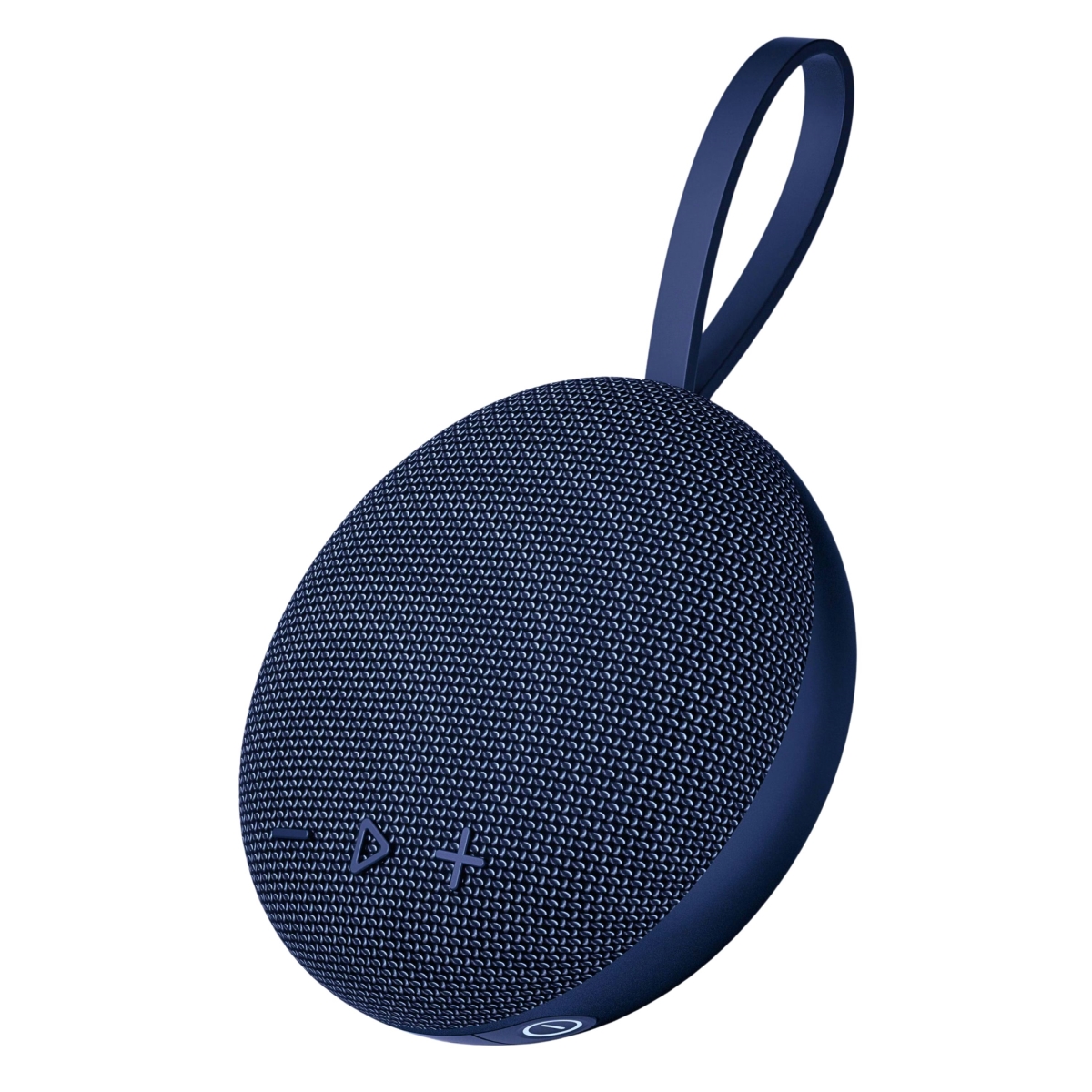 KNR-E-1050-BLU 600mAh Outdoor Wireless Bluetooth Speaker with Handle & Silicone Circle Design - Blue