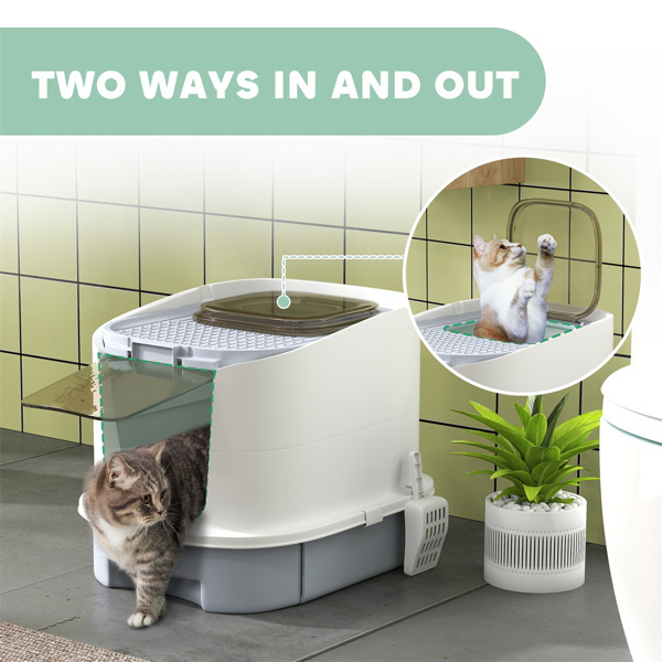 D0102HLHH87 Cat Litter Box Enclosure