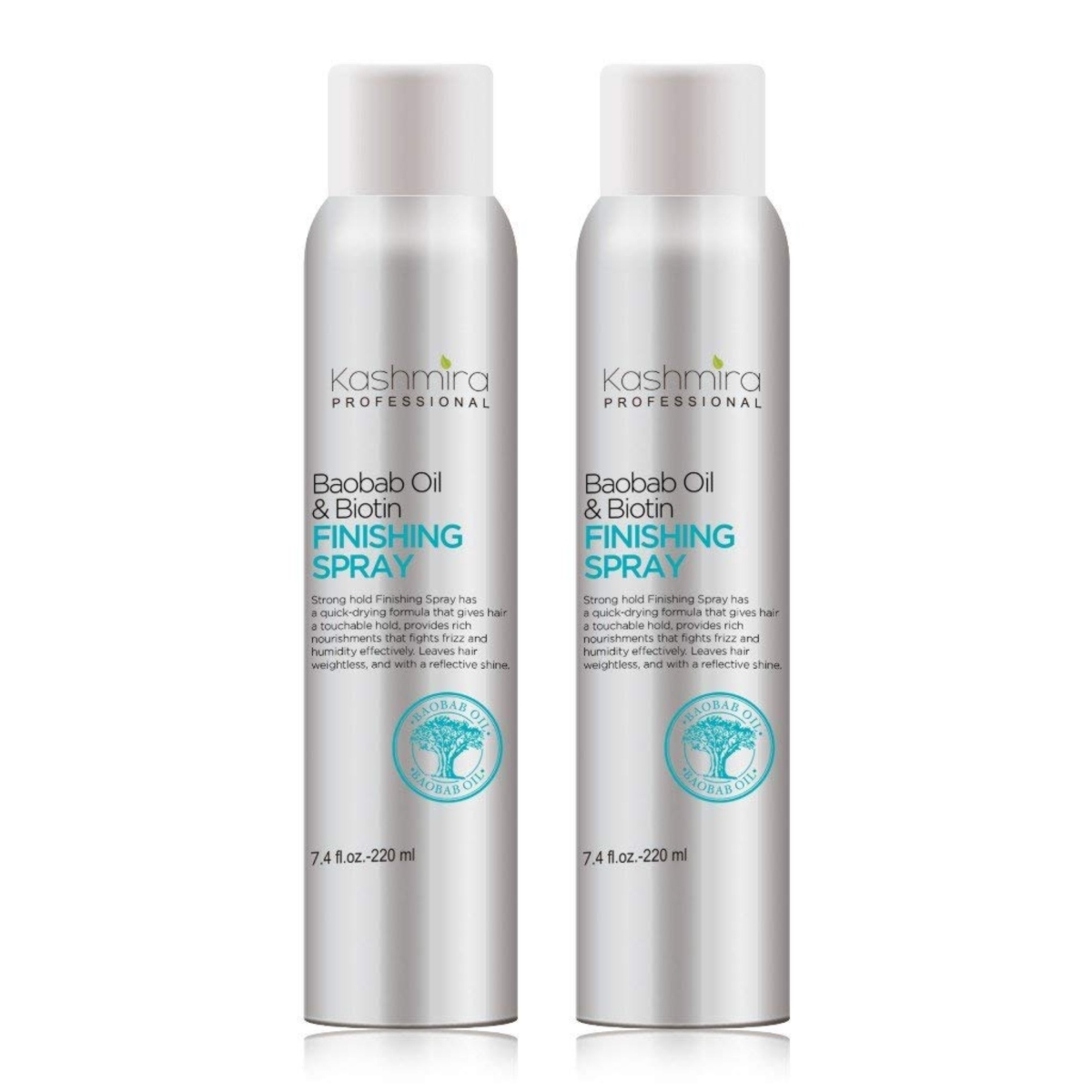 KASHBBFNSPRAY4362X 74 fl oz Baobab Oil  Biotin Professional LongLasting Finishing Spray  Pack of 2