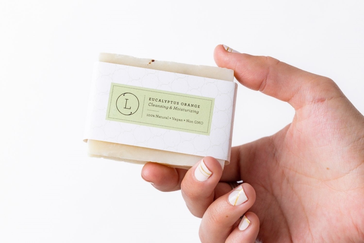 LZSH-649906320975 4 oz 2x Eucalyptus Natural Handmade Soap Bar - Fresh Cold Process Soap