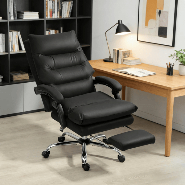 D01027HVTXW Massage Office Chair, Black
