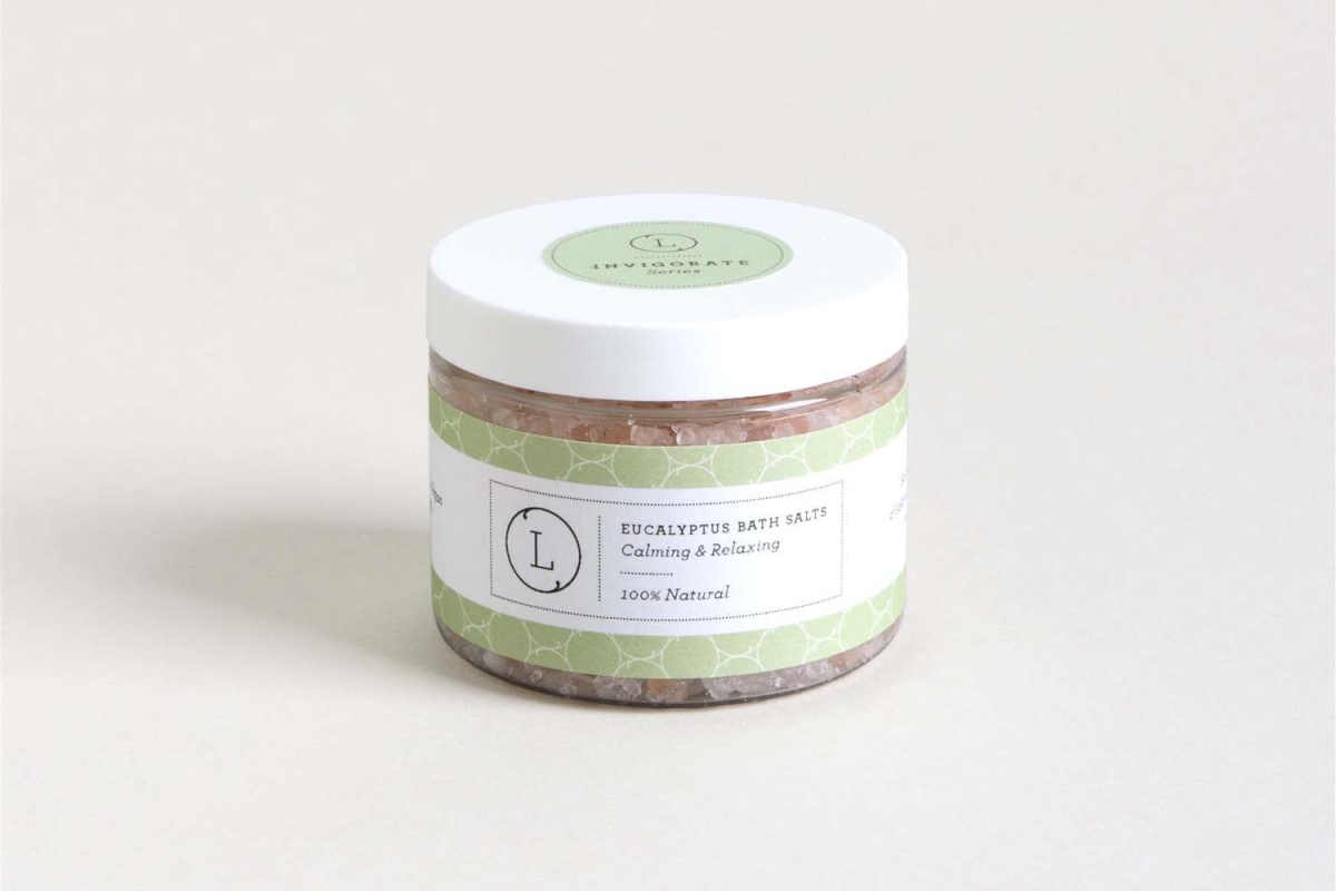 LZSH-649906320760 9 oz Natural Eucalyptus Bath Salts