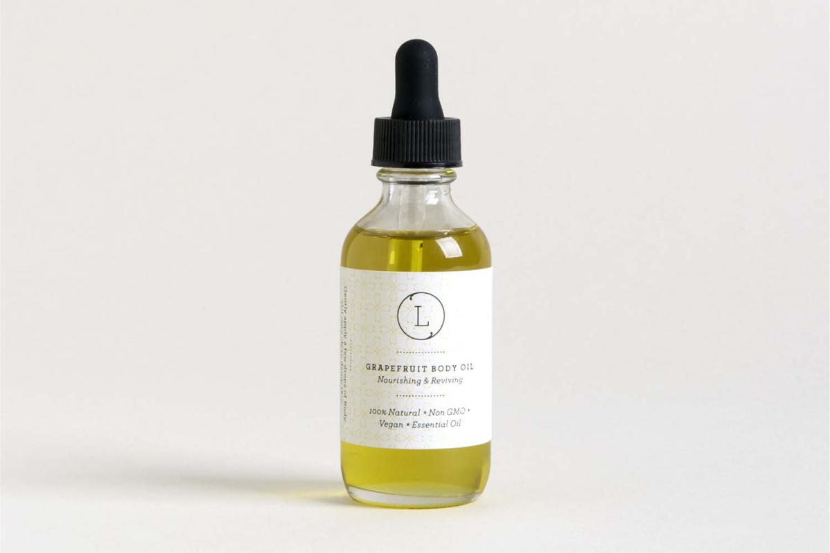 LZSH-649906320876 2 oz Natural Grapefruit Moisturizing Body Oil