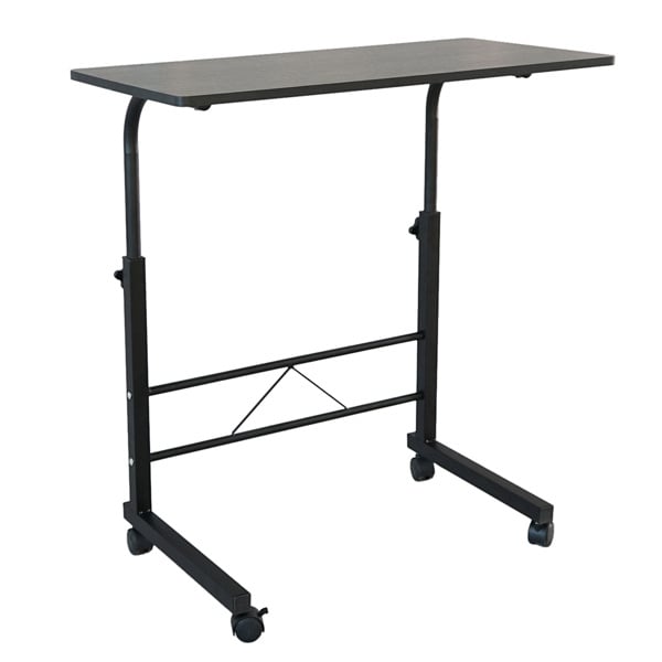 D0102HQ1D9V 15 mm Removable P2 Chipboard & Steel Side Table - Black