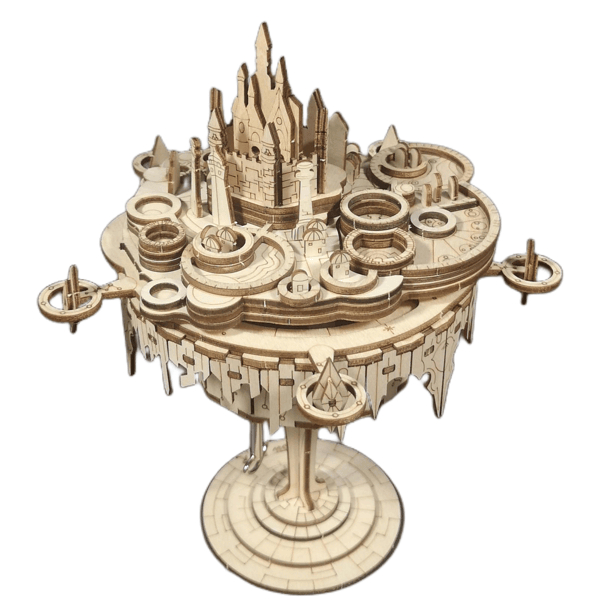 D01027RT7XX MUSIC PARK 3D Wooden Puzzles Music Box Kits You Are My Sunshine Castle Building Model DIY Crafts Birthday Gift for Womens