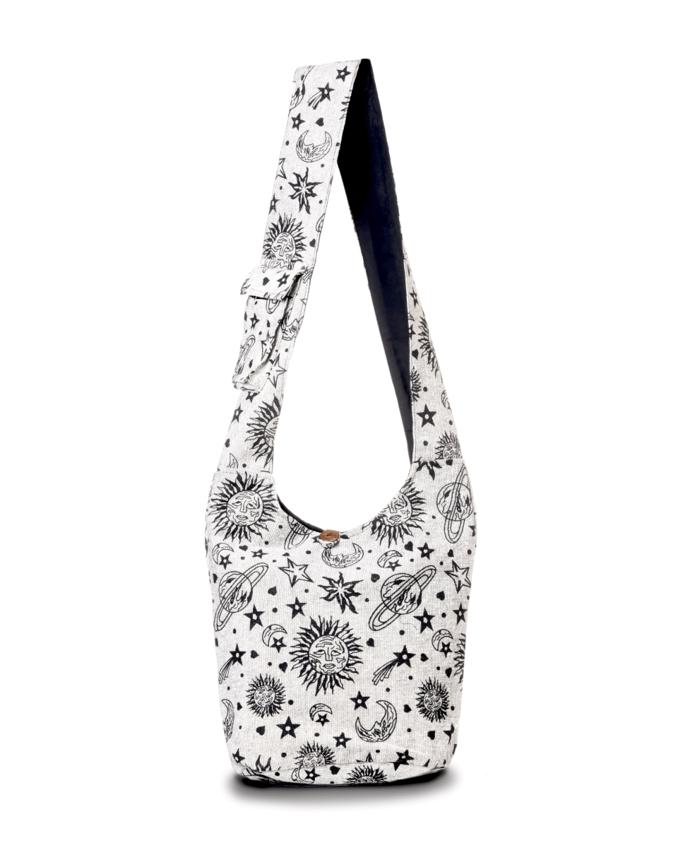 KTHM-KC-477-HB Celestial Print Hobo Bag - Multi Color