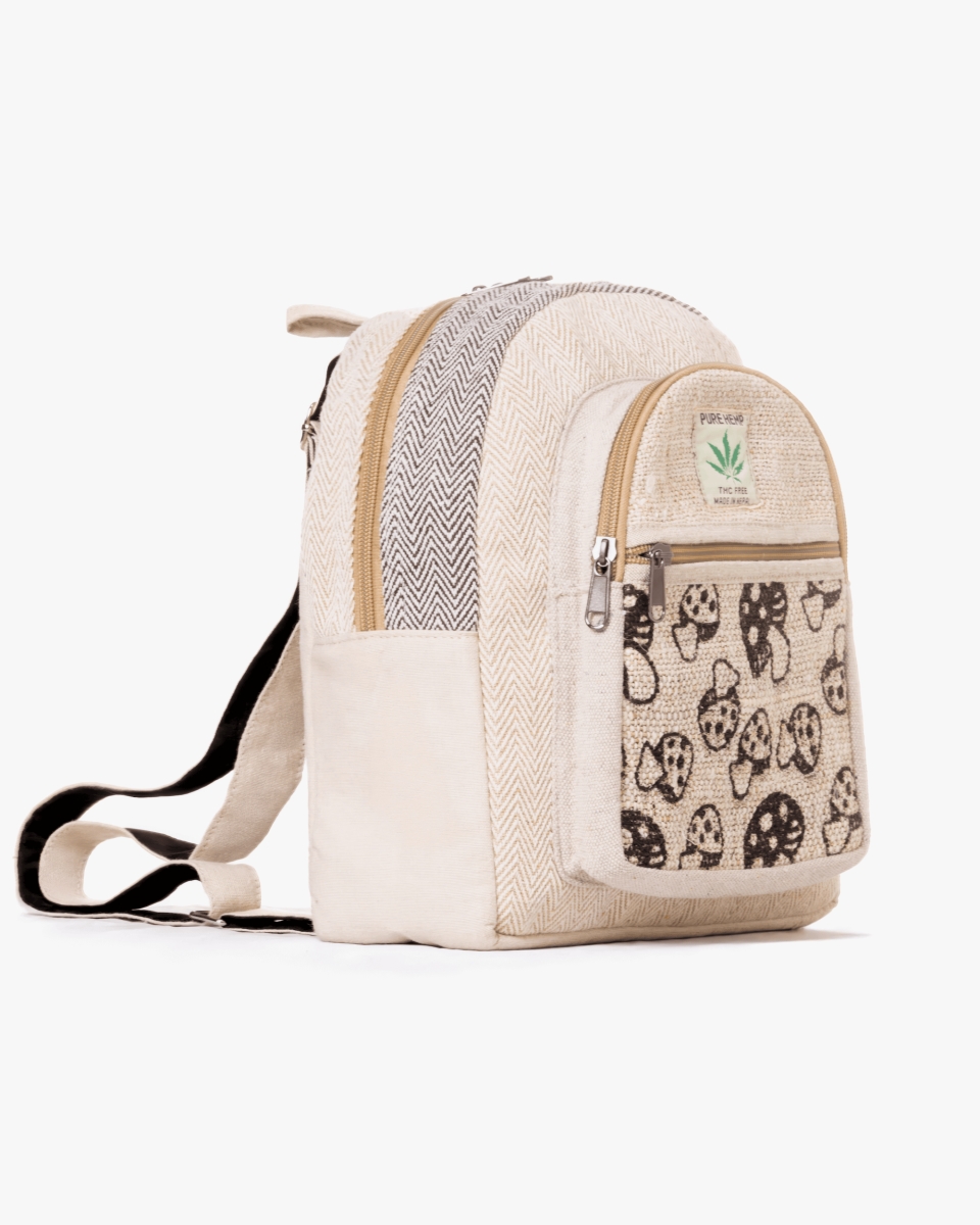 KTHM-KC-545-BP Mini Hemp Mushroom Backpack