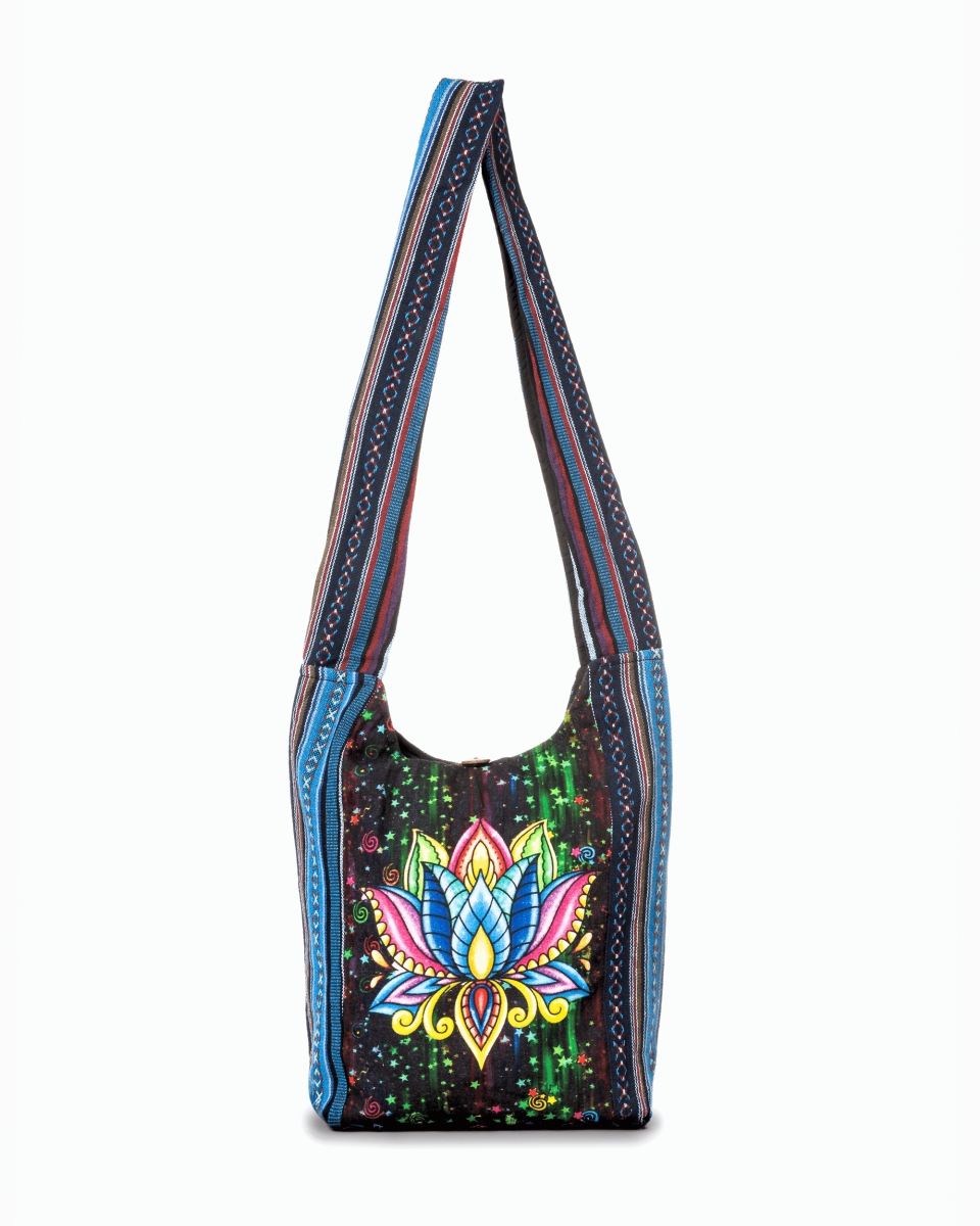 KTHM-KC-692-HB Lotus Handmade Hobo Bag - Multi Color