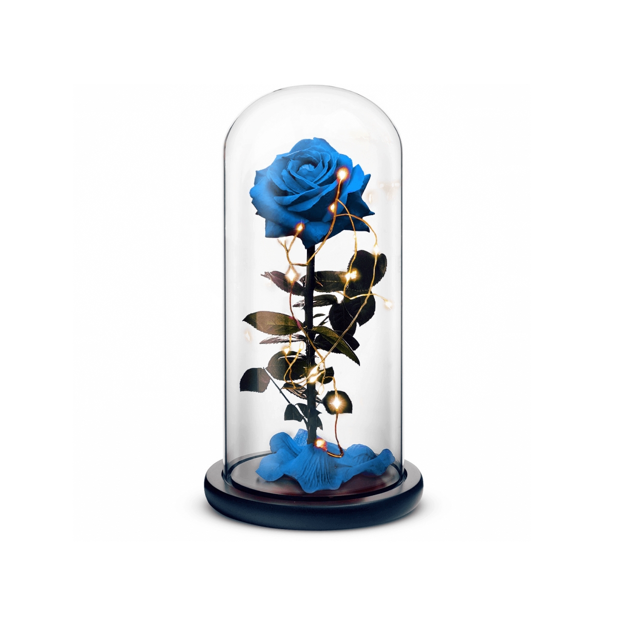 RSPH-R-XL-Light-Blue-BB Beauty & The Beast Flower, Blue - Large