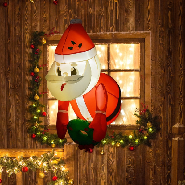 D0102HQNDKA Hanging Santa Claus Christmas Snowman