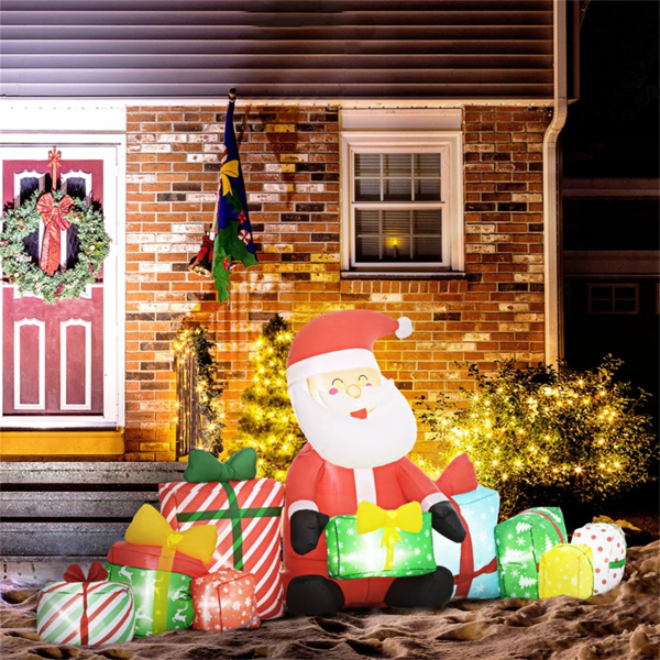 D0102HQNDUA Inflatable Christmas Decoration - Red