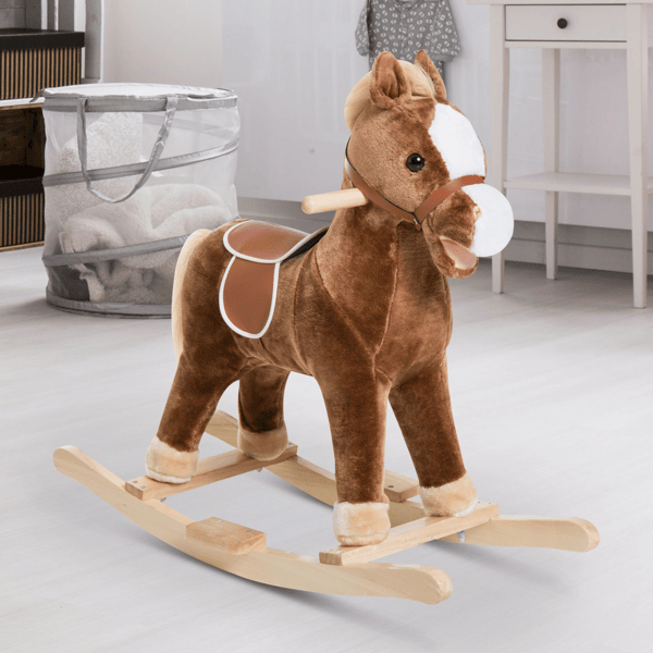 D0102X3K587 Brown Rocking Horse Toy