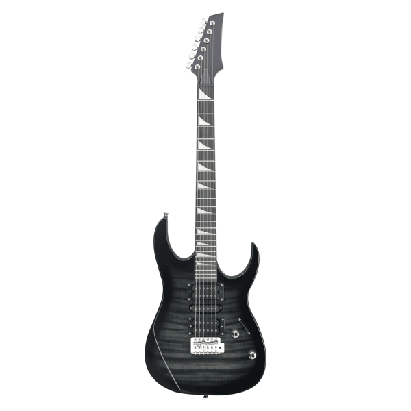D0102X3KXKY 39 in. 170-Model Electric Guitar HSH Pickups Black Complete Starter Kit Suit for Hard Tiger-Striped