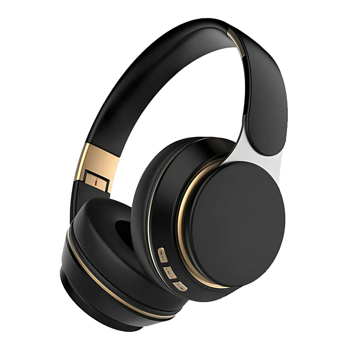 KNR-E-1038-BLK Wireless Over-Ear Headphones Bluetooth 5.0 Headset with 10-Hour Playtime - Black