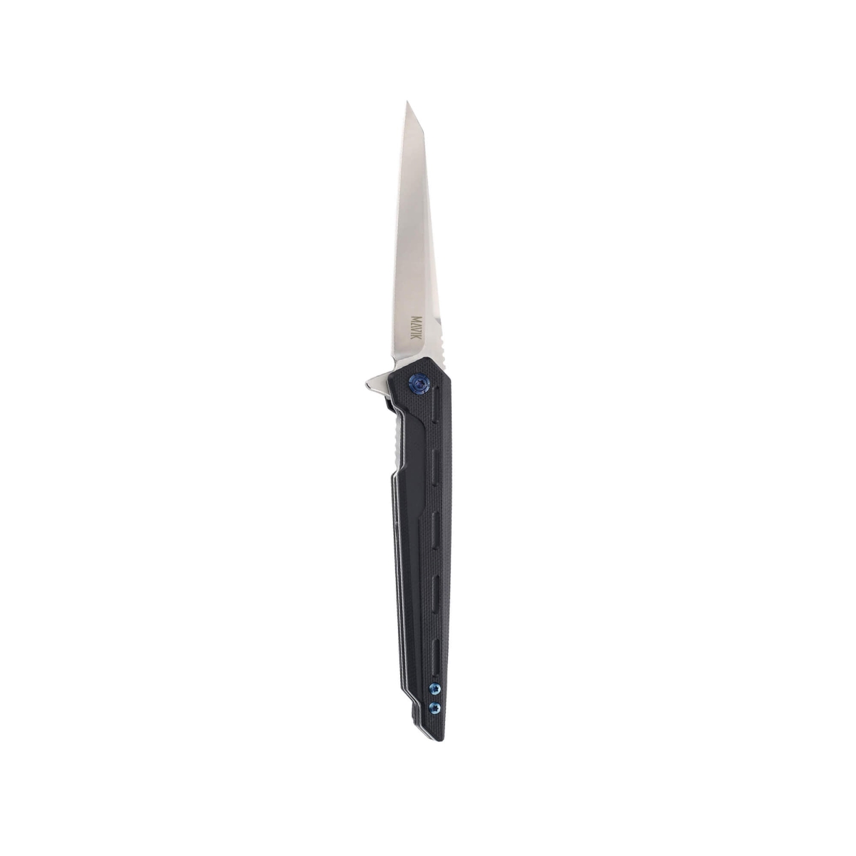 MVK-201-17 Poliser Modern-Style Folding Knife - Black