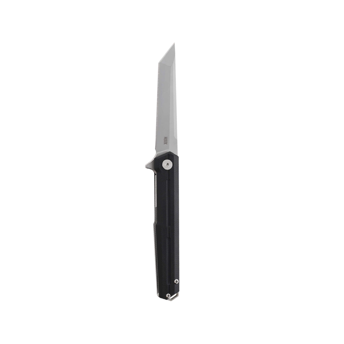MVK-AX-301 Ero American Tanto Style Blade Folding Knife - Black