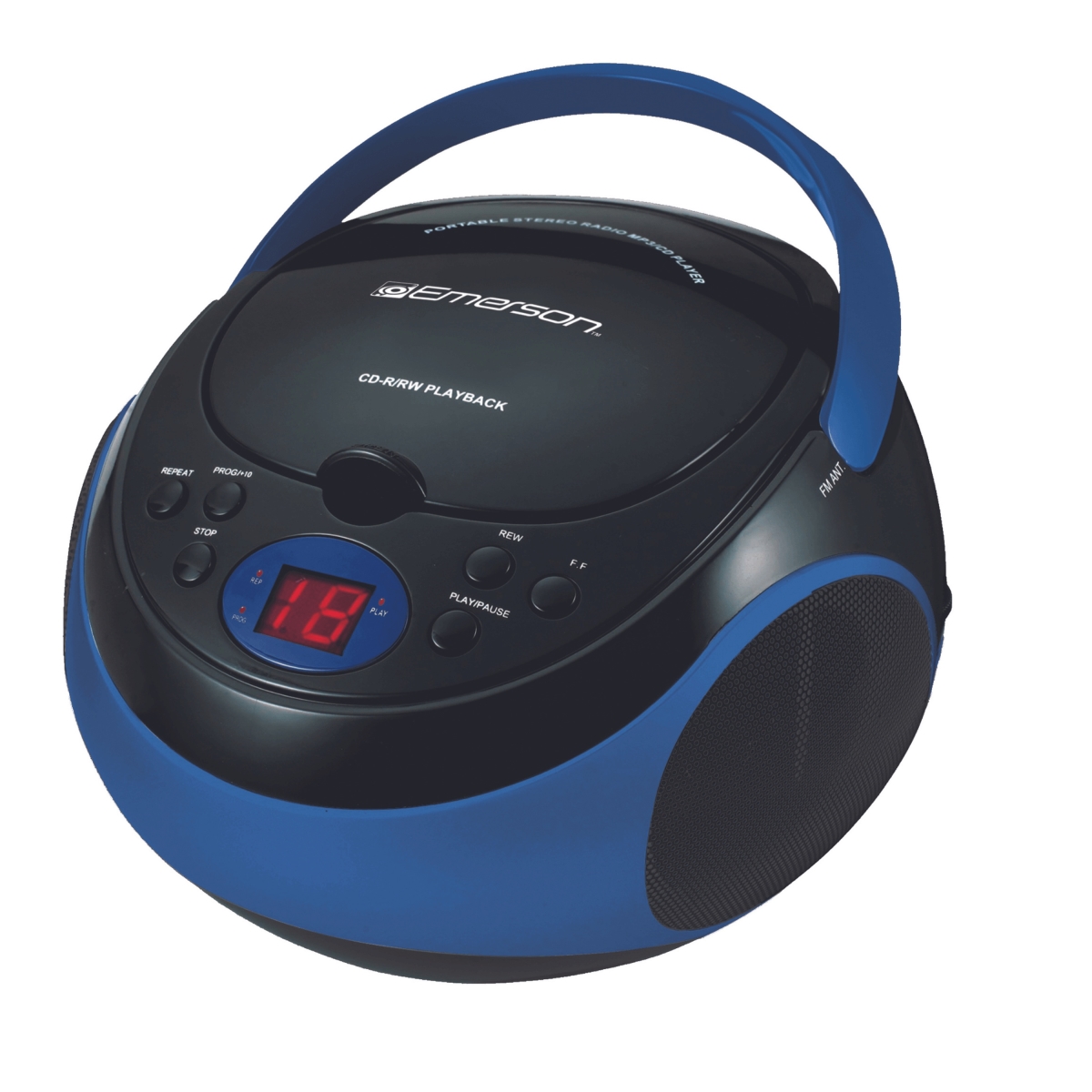 EMR-EPB-3000-BLUE-EM Portable CD Player Radio - Blue