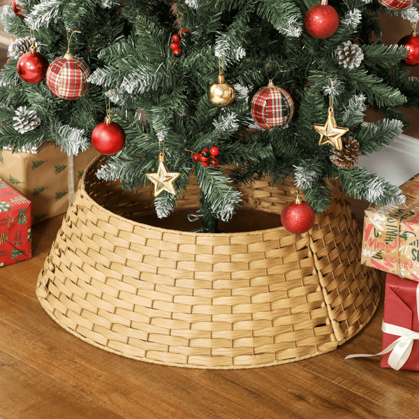 D0102X3DBW7 Christmas Tree Collar - Natural