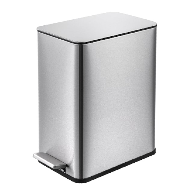 D0102X3899V 5 Liter Stainless Steel Kitchen Trash Can, Black