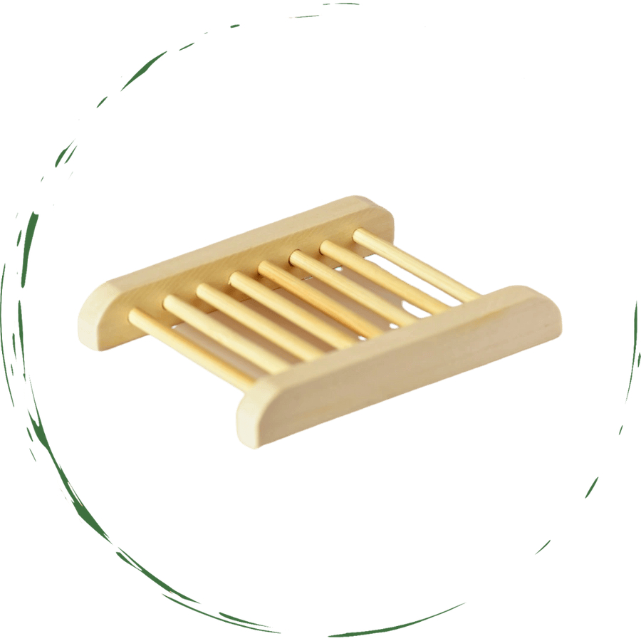 D0102HEYUMA Natural Bamboo Soap Bar - Dish Eco-Friendly, Brown