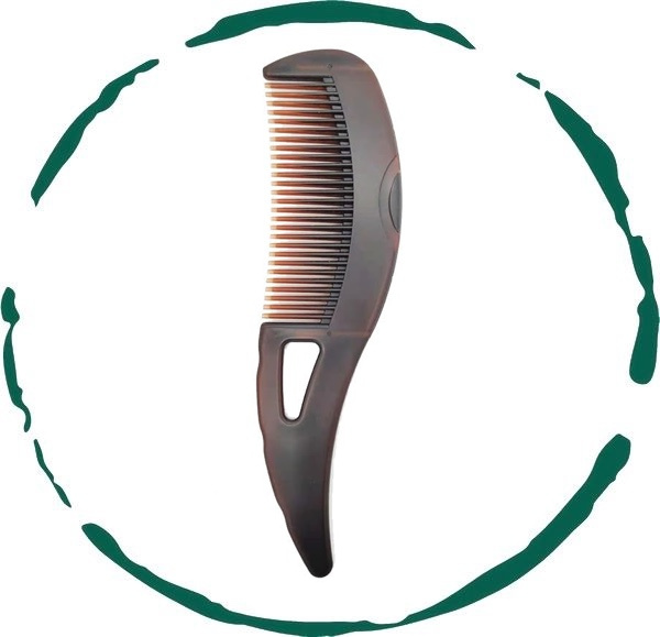 D01027771ZP Healthy Scalp Comb - Brown