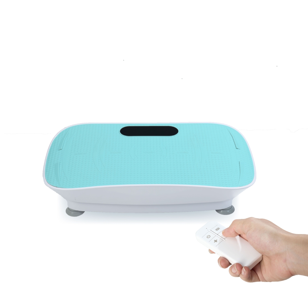 D0102XFSLYY Silent Vibration Platform Crazy Fitness Massage 10-Frequency Weight Loss & Fat Burner Body Shaking Machine for Unisex, Blue