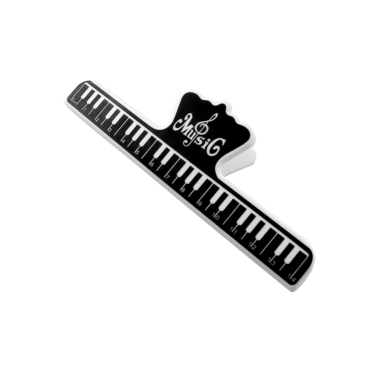 D01027XUF7T Music Sheet Page Holder Clip Black Durable Plastic Music Score Fixed Clips