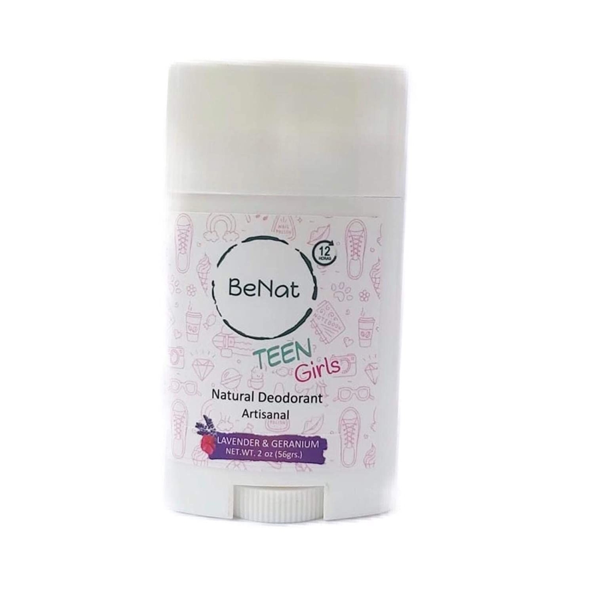 D0102HEYUQ7 All-Natural Deodorants for Kids & Teens - White