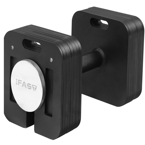 D0102X39RRG 80 lbs Adjustable Single Dumbbell or Dumbbells Single Square Dumbbell 9-in-1 Free Weights for Multiweight Options Quick-Lock Adjustable