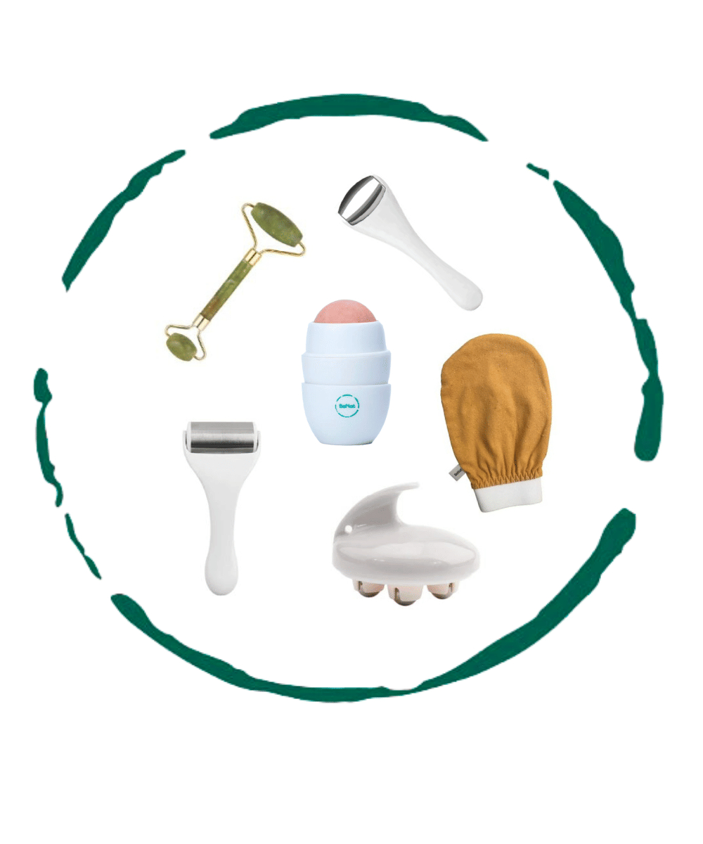 D0102HXNBHJ Skincare Accessories Bundle, Multi Color - 6 Piece