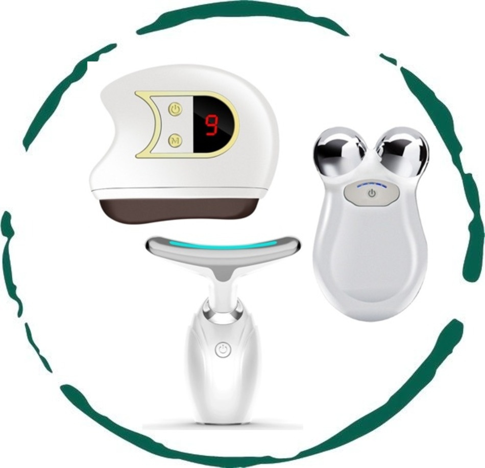 D0102HRJCW8 Lift Sculpt & Glow Tool Kit - White