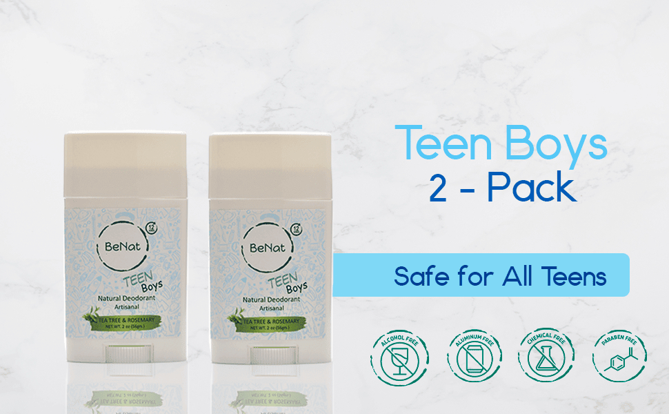 D0102H745J8 All-natural Deodorants for Kids & Teens - Beige