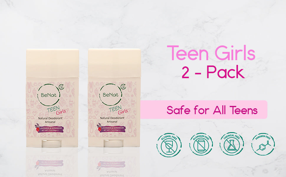 D0102H745VX All-Natural Deodorants for Kids & Teens - Beige