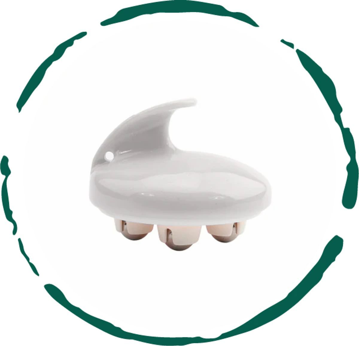 D0102HXV68P Rolling Body Massager - White