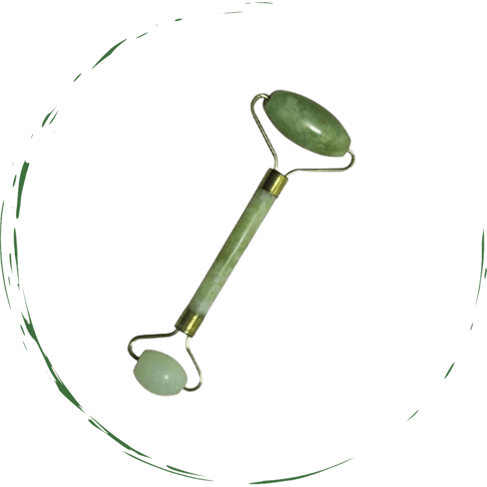 D0102HEYUDG Jade Facial Roller - Green