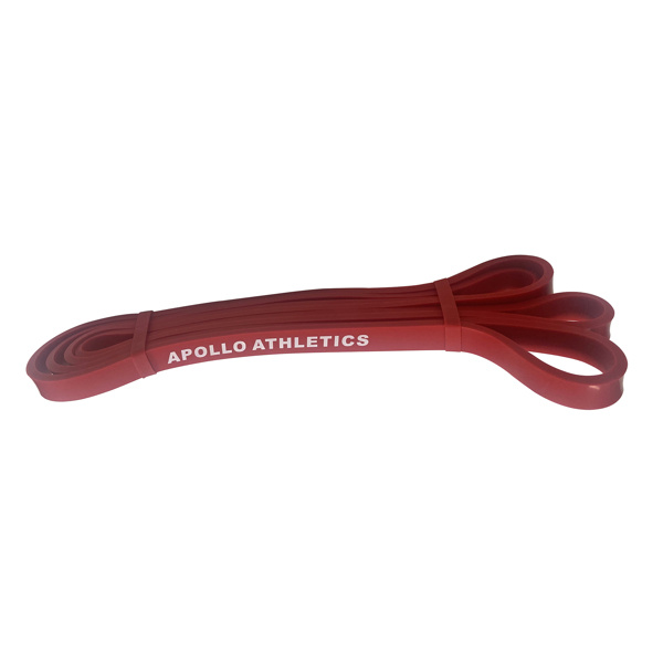 D0102HQMK7A 0.5 in. Pull-Up Assist Resistance Band - Heavy-Duty Latex Exercise Strap for Stretching, Powerlifting & Strength Training, Red