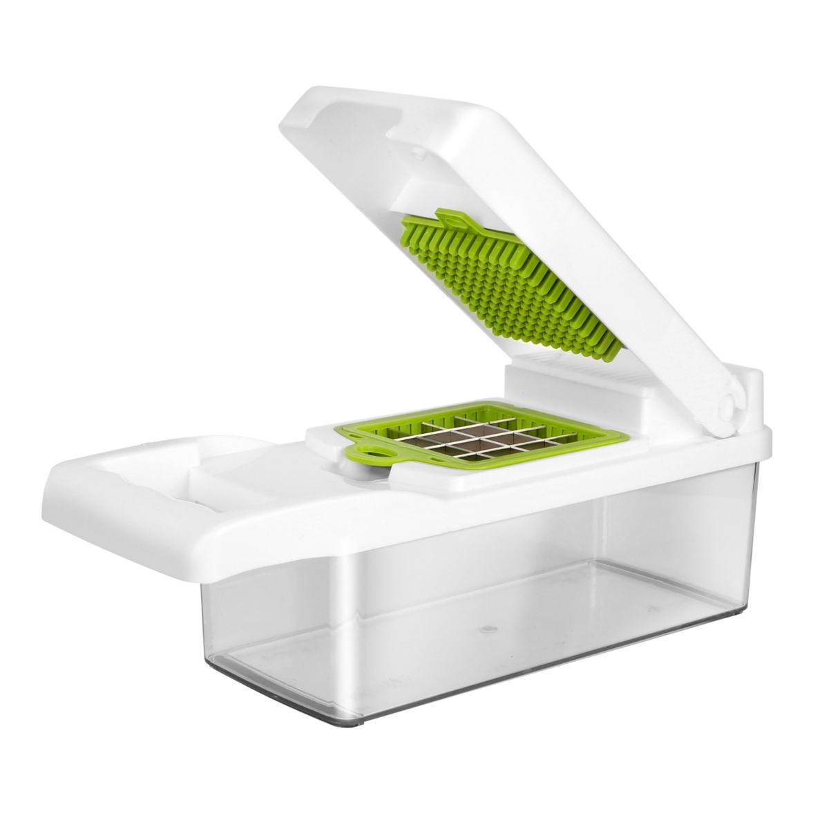 FFF-Pro-GPCT2055 12-in-1 Vegetable Chopper with Container Kitchen Food Slicer Dicer Grater Peeler Egg Separator Hand Protector - White